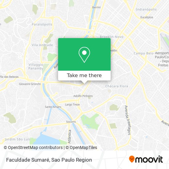 Mapa Faculdade Sumaré