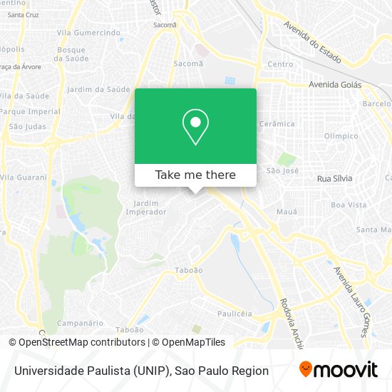 Universidade Paulista (UNIP) map