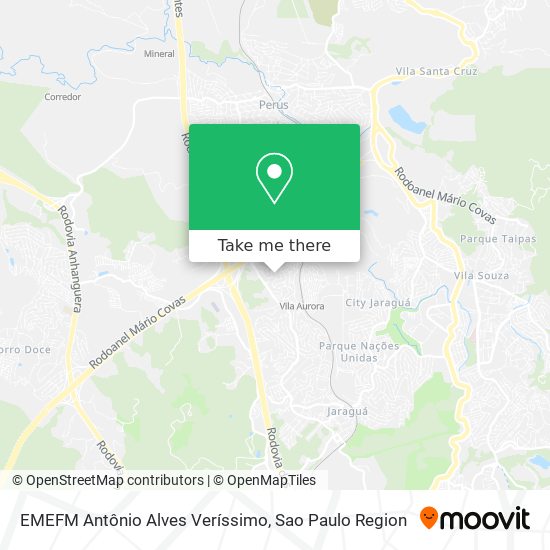 EMEFM Antônio Alves Veríssimo map