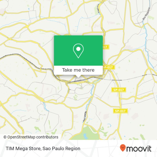 Mapa TIM Mega Store