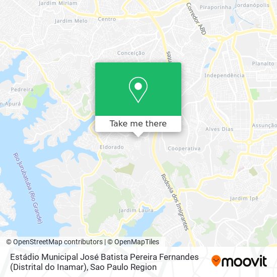Estádio Municipal José Batista Pereira Fernandes (Distrital do Inamar) map