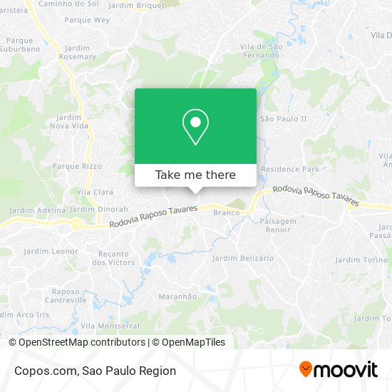 Copos.com map