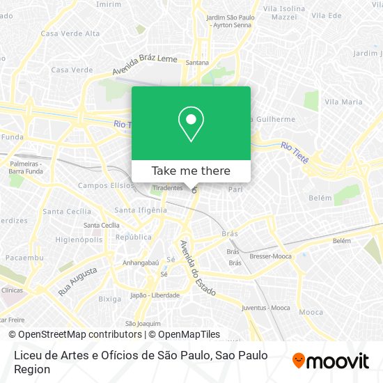 Liceu de Artes e Ofícios de São Paulo map