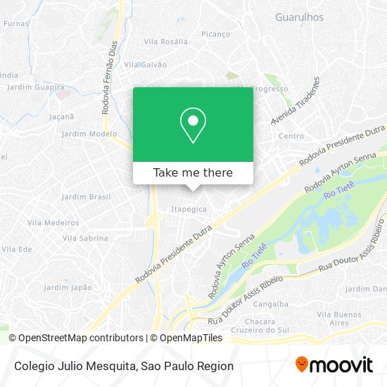 Mapa Colegio Julio Mesquita