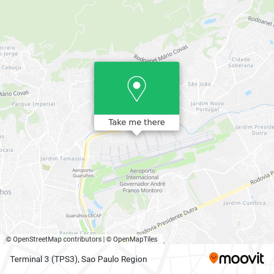 Terminal 3 (TPS3) map