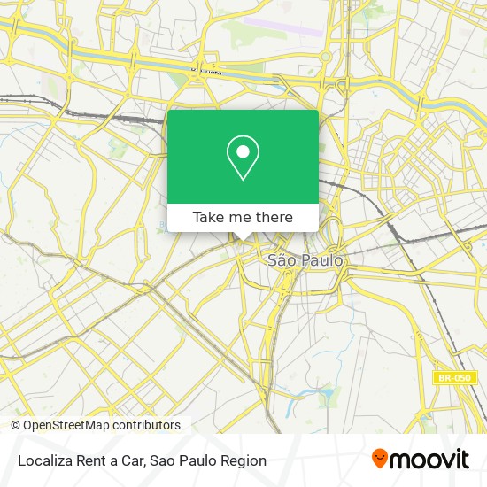 Localiza Rent a Car map