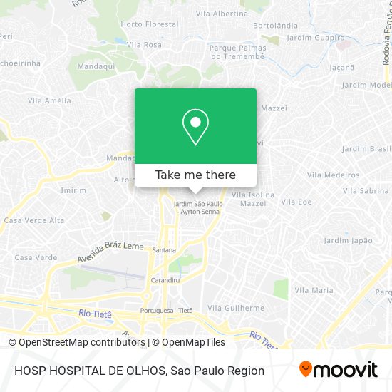 HOSP HOSPITAL DE OLHOS map