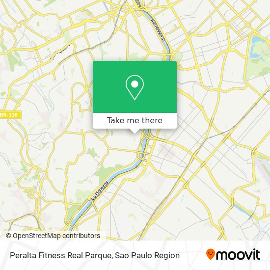 Peralta Fitness Real Parque map