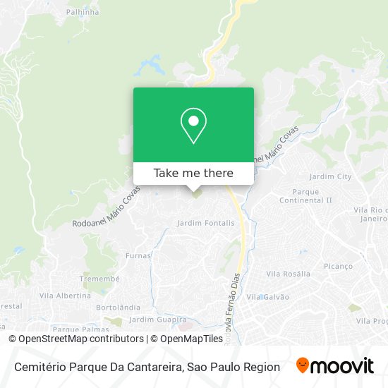 Mapa Cemitério Parque Da Cantareira