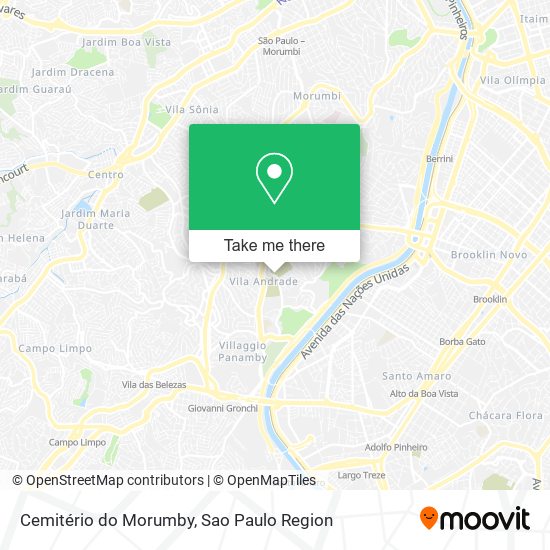 Cemitério do Morumby map