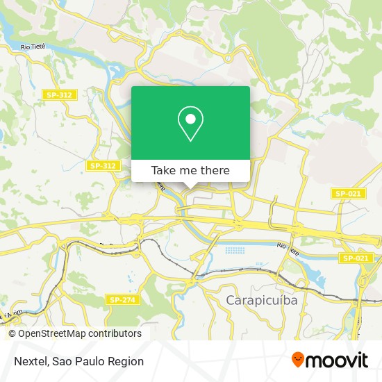 Nextel map