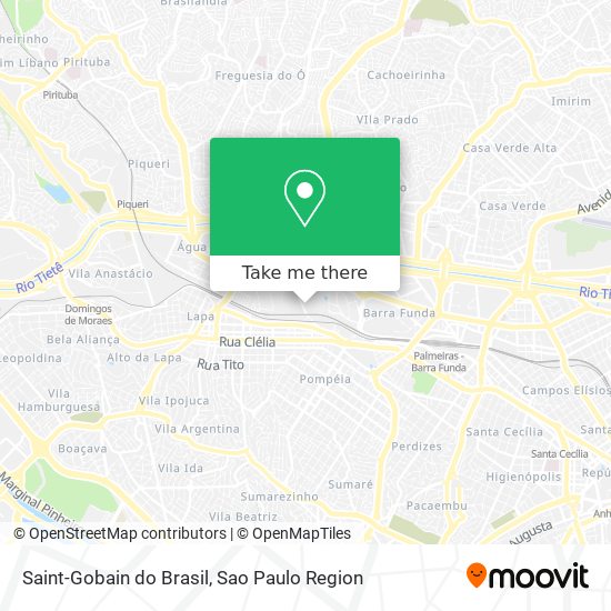 Saint-Gobain do Brasil map