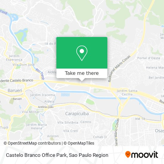 Castelo Branco Office Park map