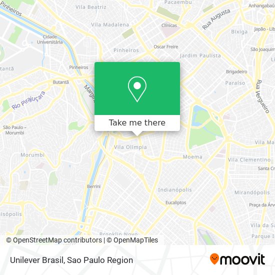 Mapa Unilever Brasil
