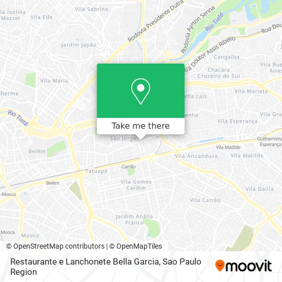 Restaurante e Lanchonete Bella Garcia map