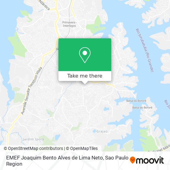 EMEF Joaquim Bento Alves de Lima Neto map