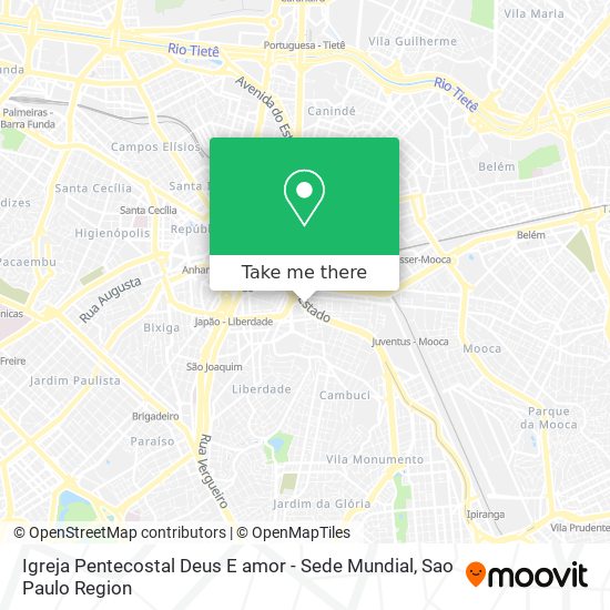 Igreja Pentecostal Deus E amor - Sede Mundial map