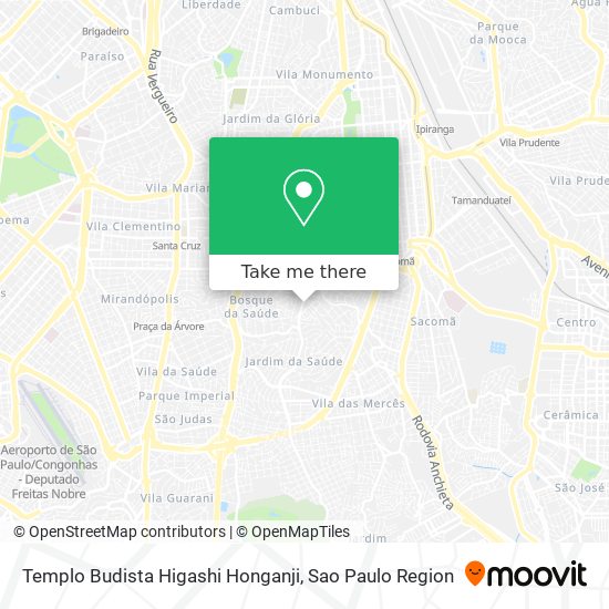 Mapa Templo Budista Higashi Honganji