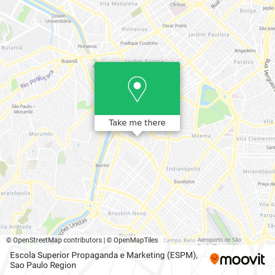 Escola Superior Propaganda e Marketing (ESPM) map