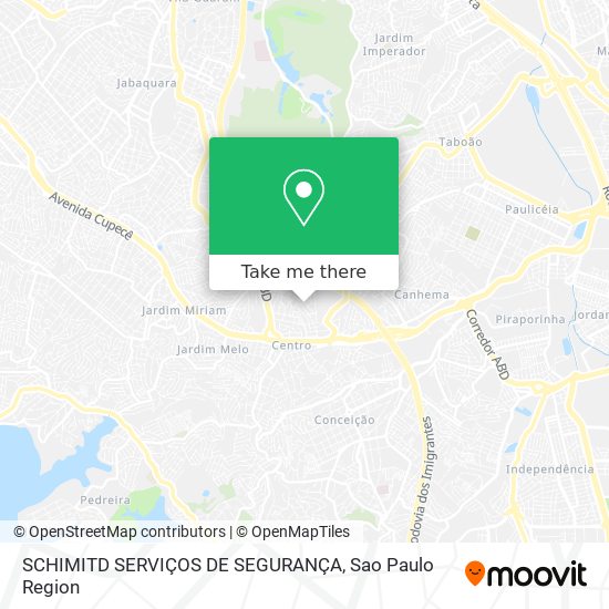 Mapa SCHIMITD SERVIÇOS DE SEGURANÇA