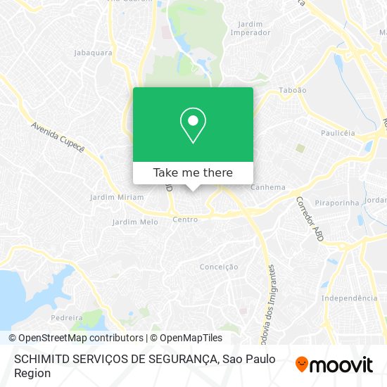 SCHIMITD SERVIÇOS DE SEGURANÇA map