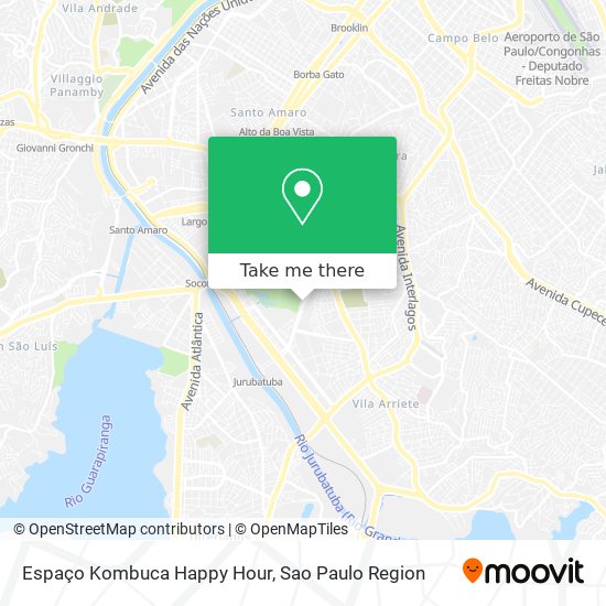 Mapa Espaço Kombuca Happy Hour