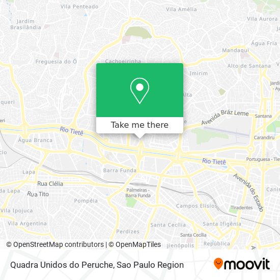 Quadra Unidos do Peruche map