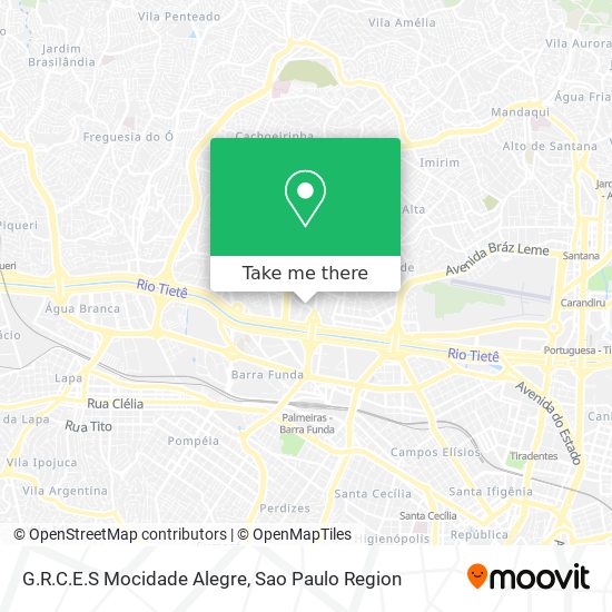 G.R.C.E.S Mocidade Alegre map