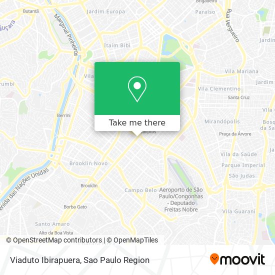 Viaduto Ibirapuera map