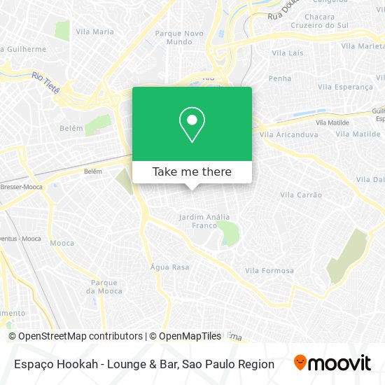 Espaço Hookah - Lounge & Bar map