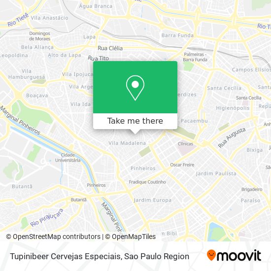 Mapa Tupinibeer Cervejas Especiais