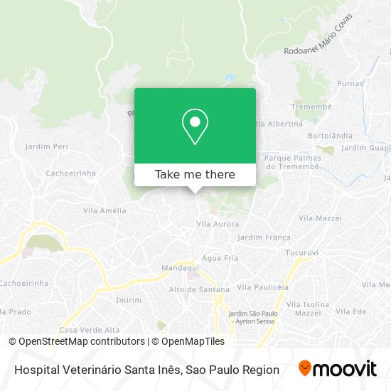 Hospital Veterinário Santa Inês map