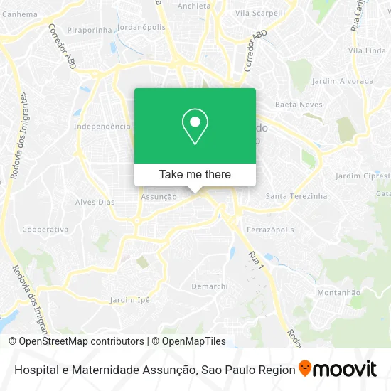 Hospital e Maternidade Assunção map