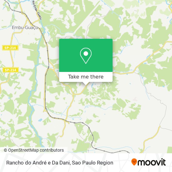 Rancho do André e Da Dani map