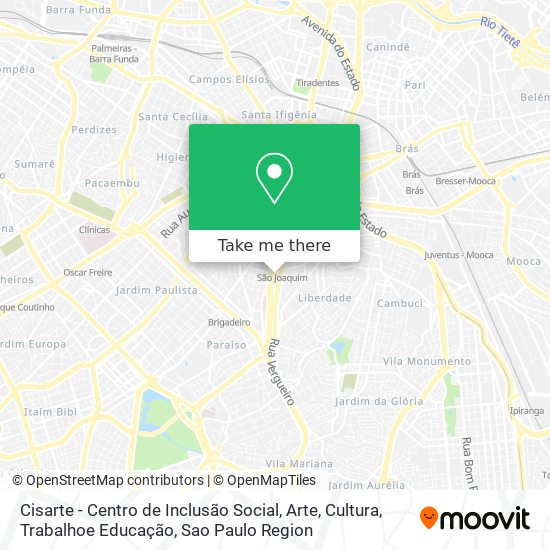 Cisarte - Centro de Inclusão Social, Arte, Cultura, Trabalhoe Educação map