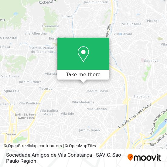 Sociedade Amigos de Vila Constança - SAVIC map