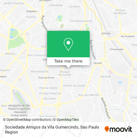 Sociedade Amigos da Vila Gumercindo map