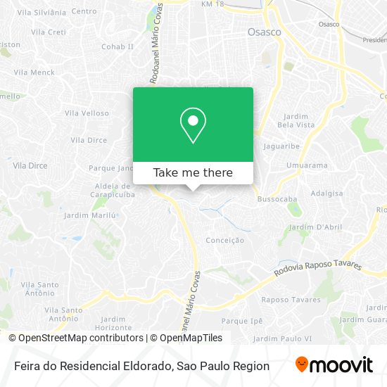 Feira do Residencial Eldorado map