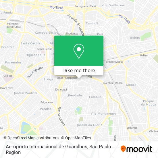 Aeroporto Internacional de Guarulhos map
