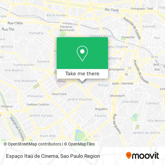 Espaço Itaú de Cinema map