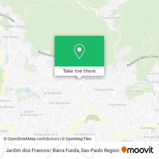 Jardim dos Francos/ Barra Funda map