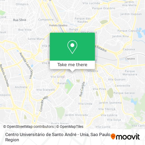 Centro Universitário de Santo André - Unia map