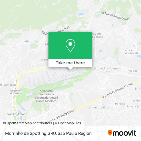 Morrinho de Spotting GRU map