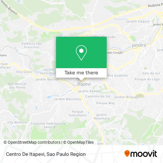Centro De Itapevi map