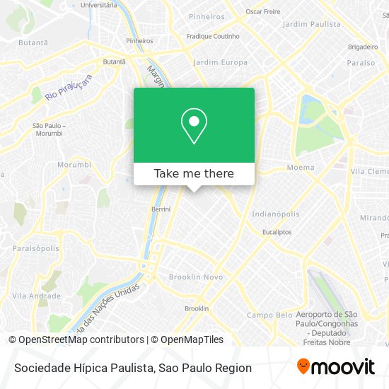 Sociedade Hípica Paulista map