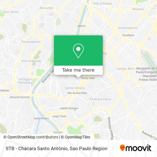 STB - Chácara Santo Antônio map