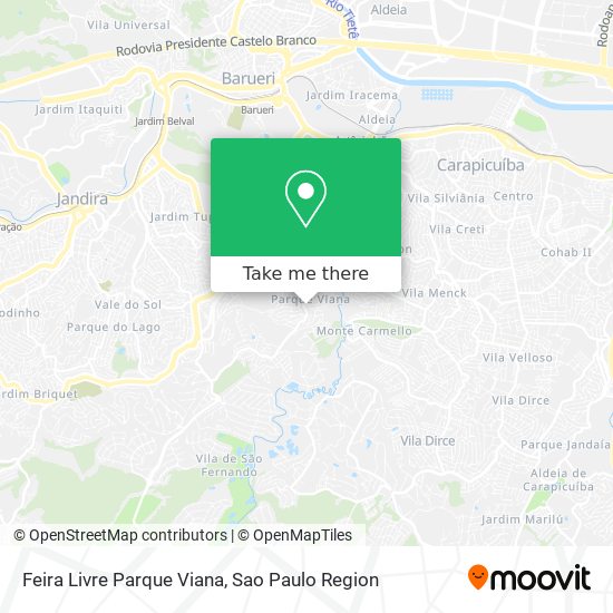 Feira Livre Parque Viana map