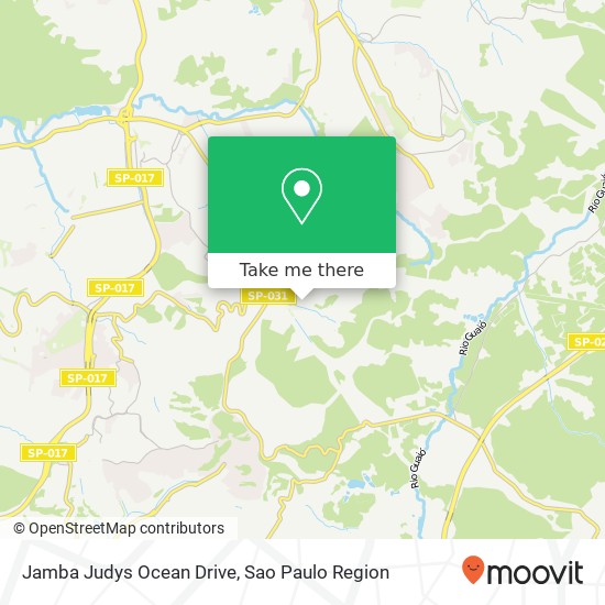 Mapa Jamba Judys Ocean Drive