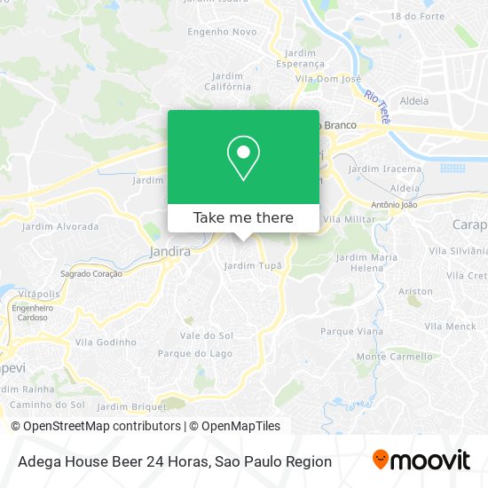 Adega House Beer 24 Horas map