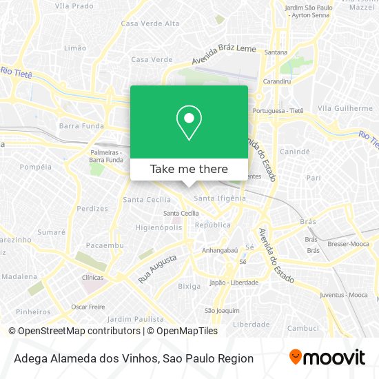 Adega Alameda dos Vinhos map